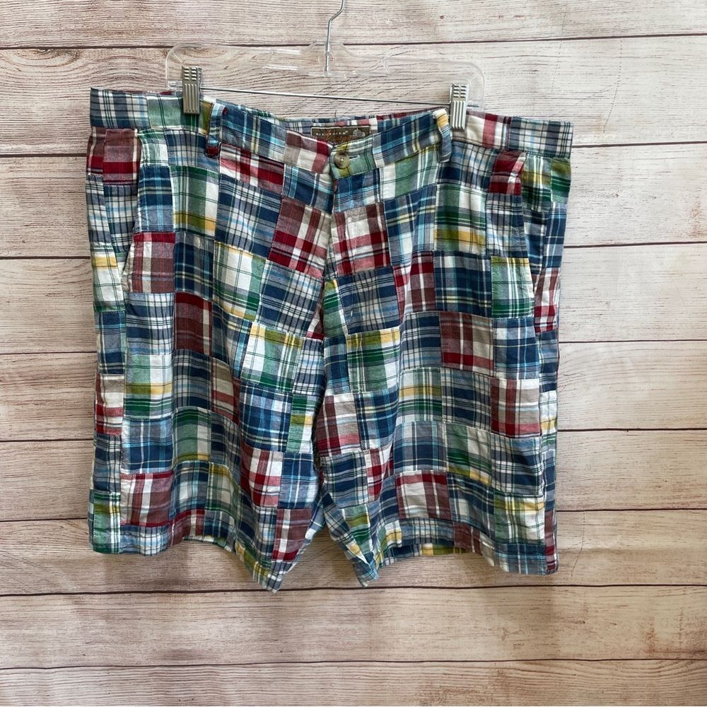 SIEGFRIED MADRAS  PATCHWORK SHORTS‎
